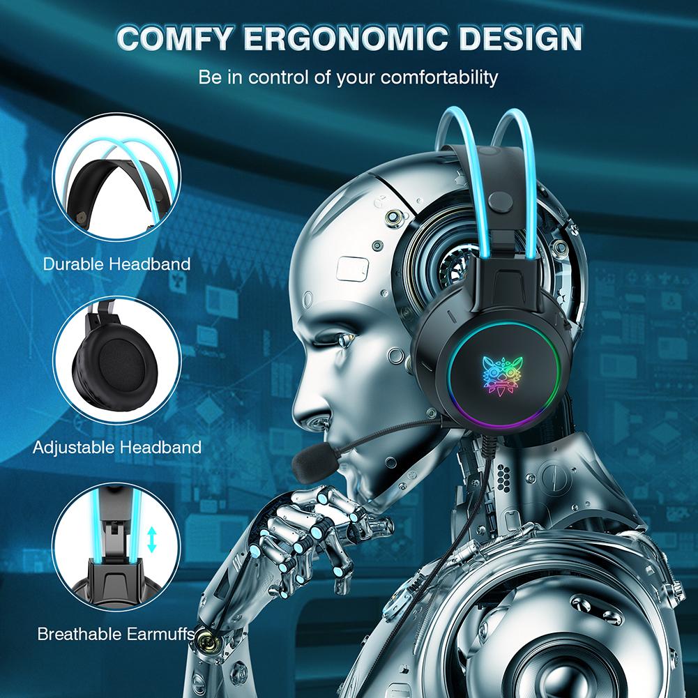 X15pro головная компьютерная гарнитура, динамические проводные наушники RGB со стерео Hd микрофоном с шумоподавлением для игры Pubg Csgo
