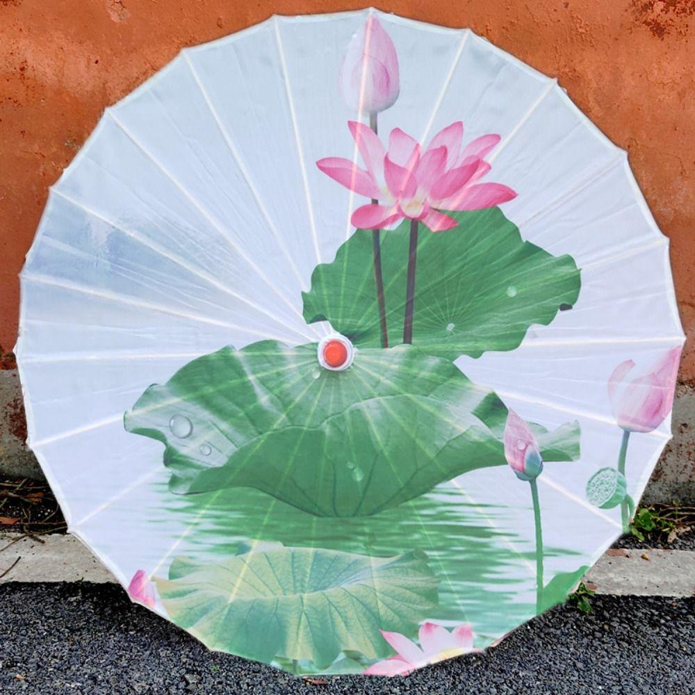Водонепроницаемый шелковый женский зонтик ручной работы из китайской масляной бумаги зонт для фотографий