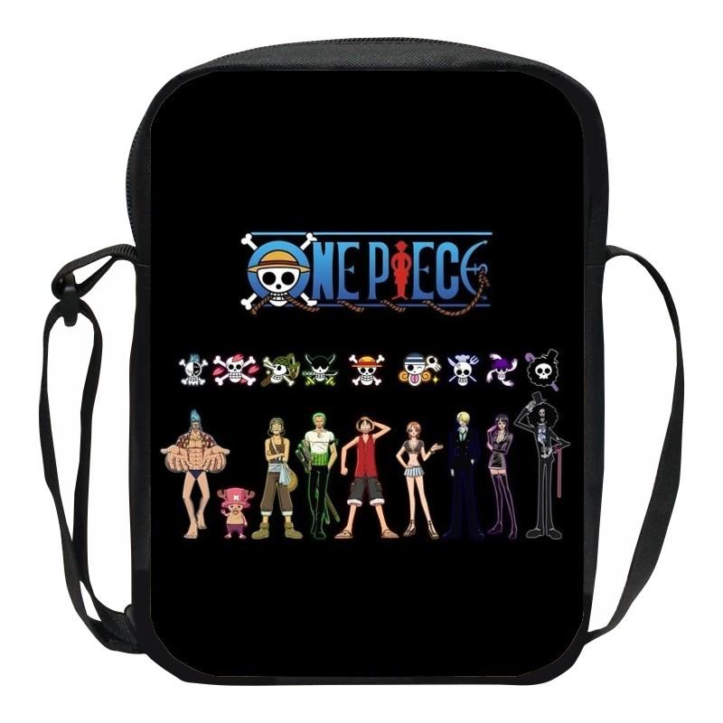 One Piece Обезьяна D. Сумка-мессенджер на плечо с принтом Луффи, Сумка, Школьные сумки для мальчиков и девочек, Сумка для телефона, Сумка для покупок, Лучший подарок