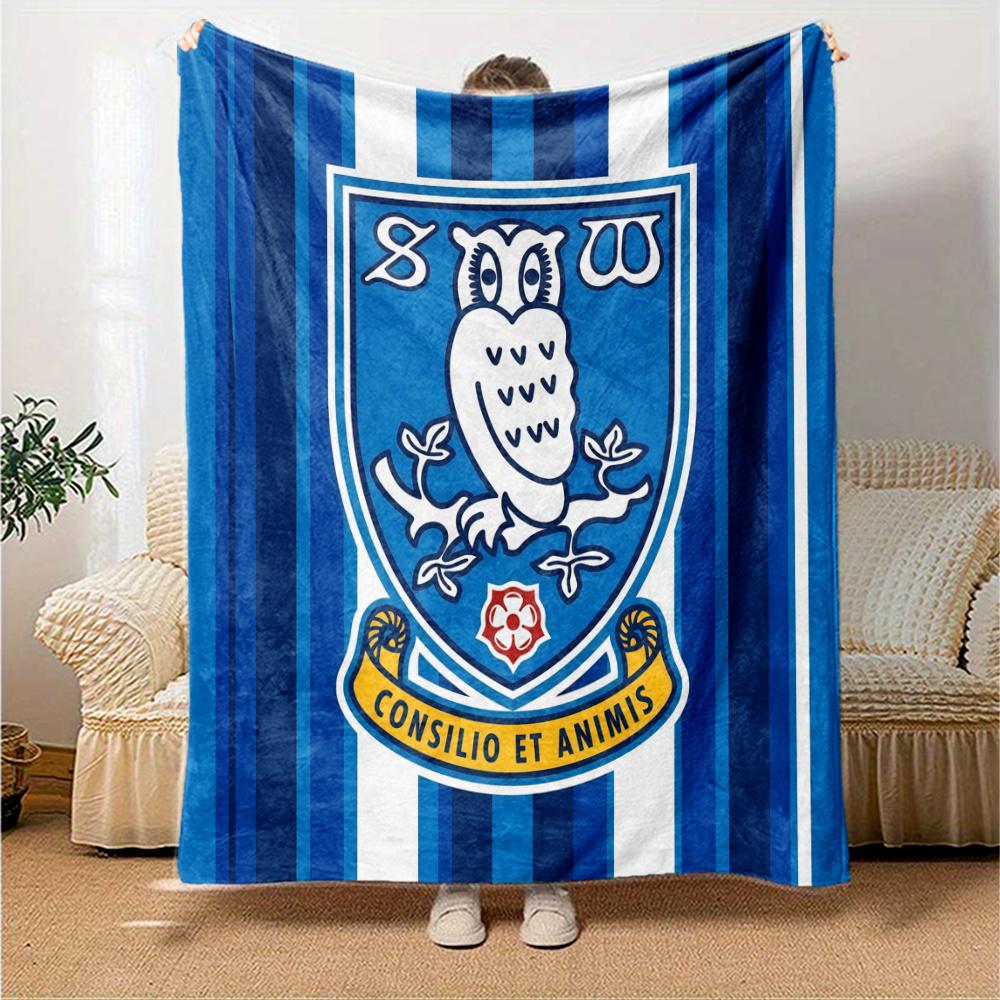 Sheffield Wednesday Flannel Blanket, High quality Comfortable for All Seasons, Home Decor, Warmth and Comfort
