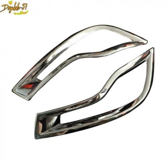 Pair For Honda CRV 2017- ABS Chrome Rear Fog Light Lamp Cover Trim New