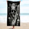 1PC Custom Name Skulls Dark Forest Beach Towel Highly Absorbent And Sand-Resistant Towel for Swimming, Pool, Yoga, And Travel Lightweight