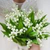 Калла Лилия Свежая Зеленая Искусственный Цветок Свадебные Букеты Водонепроницаемый Романтический Свадебный Декор