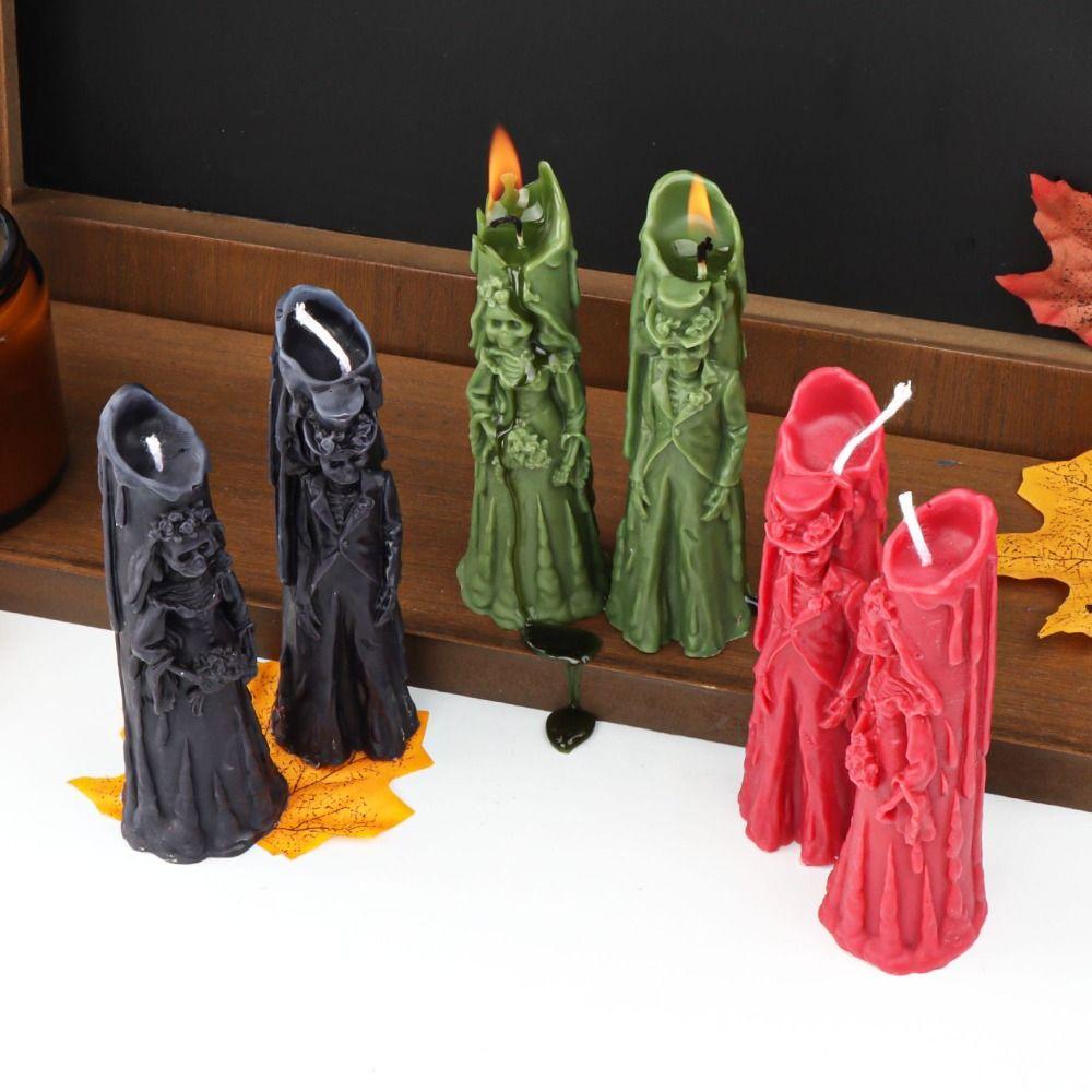 Многоразовая форма для свечи-призрака невесты, форма для свечи без запаха, форма для свечей из эпоксидной смолы, форма для призрака жениха, изготовление свечей