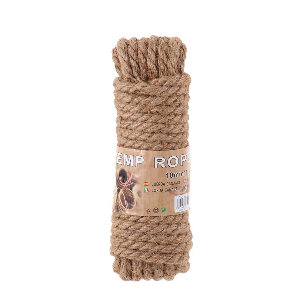 Cat Pet Scratching Cord String Jute Hemp Burlap Ribbon Natural Jute Rope 10/50/100Meter Jute Twine