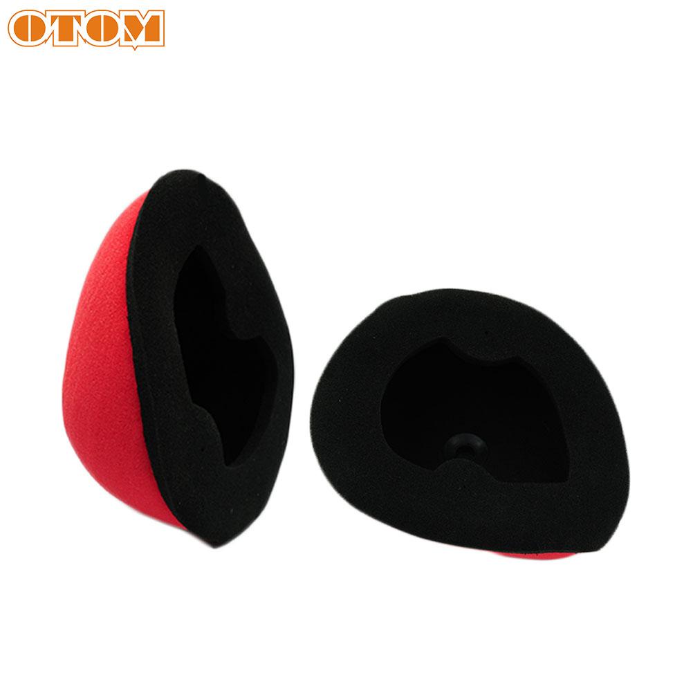 OTOM 2pcs Motorcycle Air Filter Dual Foam Layer Sponge Cleaner Cover For KAWASAKI KX250F KX450F KXF 250 450 Motocross Enduro