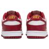 Nike Dunk Low Gym Красные мужские кроссовки Белые университетские золотые DD1391-602