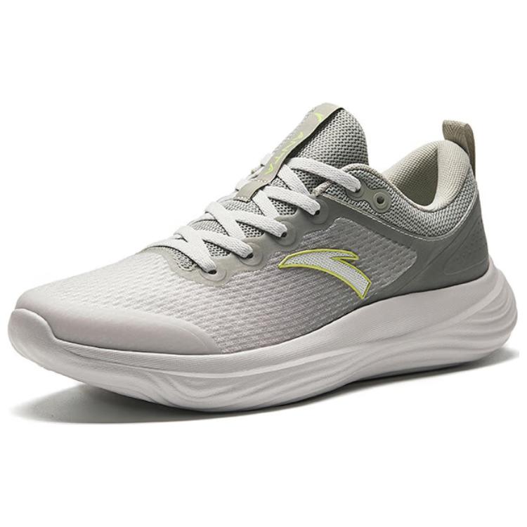 Anta Comfortable Slip Resistant Slip Resistant Low top Running Shoes Men's Gray 112427792-4