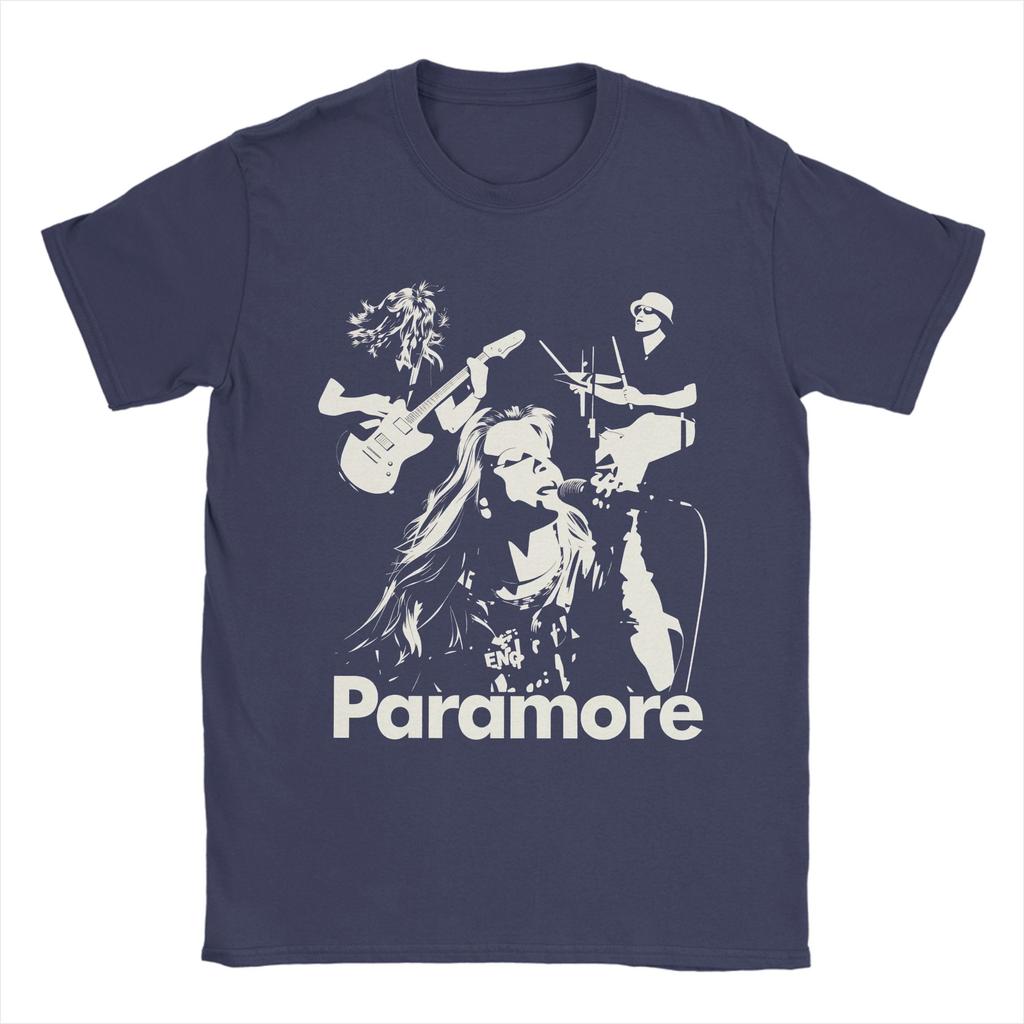 Хлопковая футболка Paramore для мужчин, летняя, смешные футболки, с круглым вырезом, повседневные футболки, одежда с принтом оверсайз