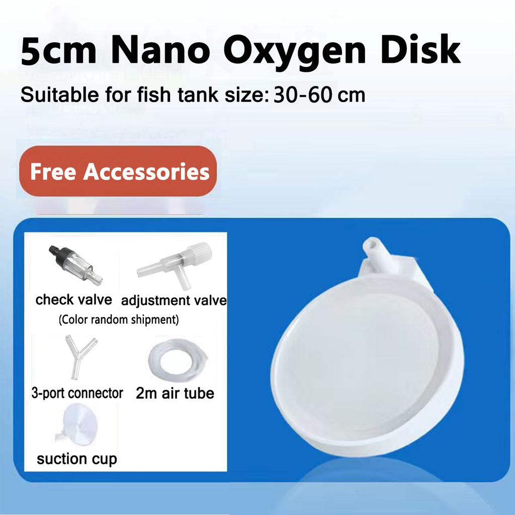 Кислородный диск для аквариума Nano Bubble Tray Bubble Stone Aquariums Bubble Diffuser Aquarium Air Compressor Прочный нетоксичный