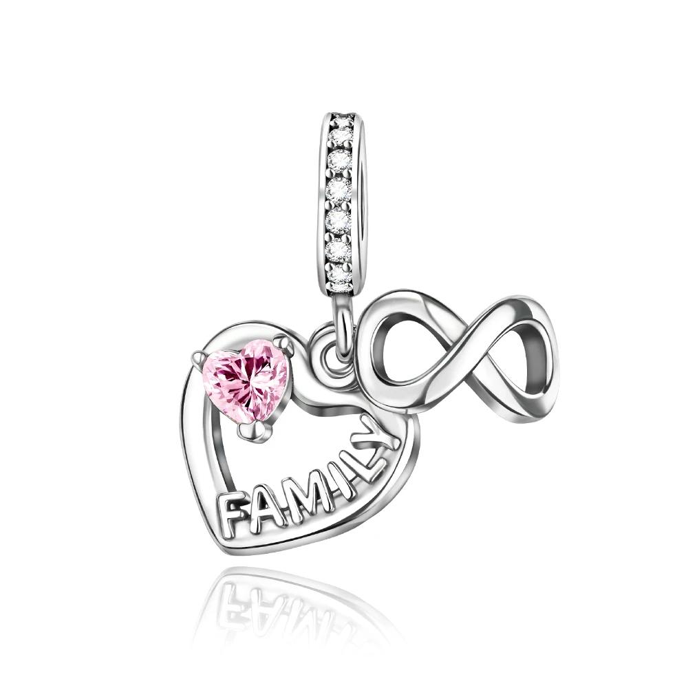 Медные Подвески Оригинальный Дизайн Синие Глаза Циркон Кот Собака Бусина Сердце Подвеска Для Браслета Своими Руками Для Женщин Свадебные Украшения Подарок