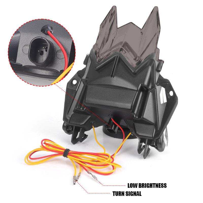 Motorcycle LED Taillight Brake Light Rear Warning Lamp Turn Signal Light For BMW HP4 S1000R S1000RR S1000 S 1000 RR 2009-2020