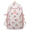 Female Student Bag Bear Printed Backpack Travel Backpack