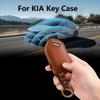Коричневая ретро кожаная для Kia Ev9 Picanto Sorento Mq4 Carnival Ka4 Morning K5 Carens 5 6 7 8 9 Кнопок Чехол-брелок для автомобильного ключа