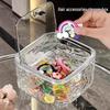 Children's Hair Accessory Organizer: Transparent Box for Hair Ties, Headbands, Clips, Pins, and Jewelry