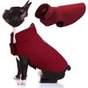 Windproof Winter Warm Fleece Small Dog Coat Reversible Puppy Jacket Reflective Soft Pet Vest, Cold Weather Dog Sweater Apparel Leash Access Overcoat