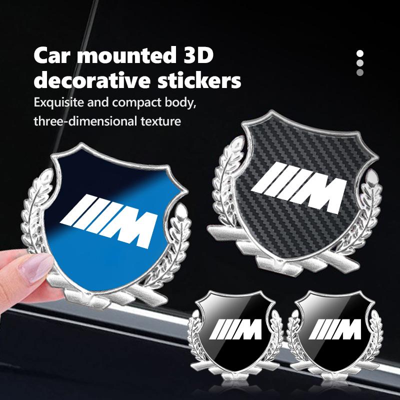 OOYR4 Значок-наклейка на автомобиль Форма колоса Декор на окно автомобиля Для BMW Performance M E87 E30 E46 E28 F35 G20 E93 F20 X3 X
