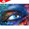 Diamond Mosaic Butterfly 5D DIY Diamond Painting Girl Eye Embroidery Rhinestones Decor Home