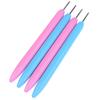 2X Plastic Slotted Quilling Paper Tool Craft Origami Paper Quilling Rolling Pens