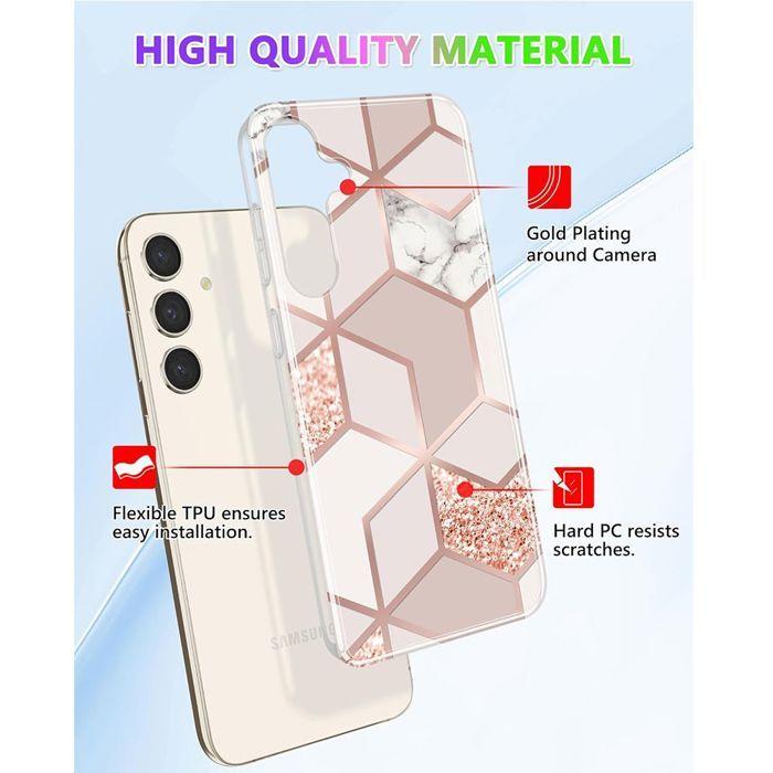 Protective Case - BOOLING - for Samsung Galaxy A26 5G - Shockproof - Anti-scratch - Pink