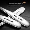 6 Pcs LFGB Certified Pure 304 Stainless Steel Dining Spoons Ultra Thick Flat Head Spoon Shovel-shape Scoop for Rice and Salad4