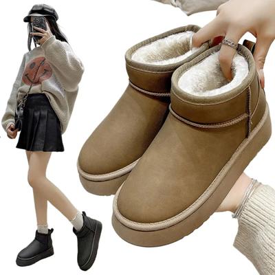 Универсальные мягкие зимние ботинки для мужчин, короткие хлопковые ботинки с плоской подошвой, женские теплые зимние ботинки с толстой подошвой
