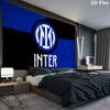 Inter Milan Wall tapestry, aesthetic printed fabric blanket, suitable for bedroom, living room, and home decor.