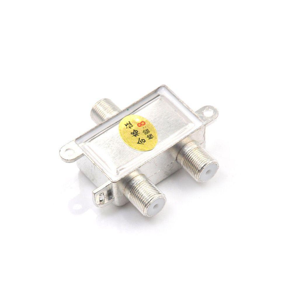 MHz Video Equipment 2 Way Coaxial Cable Splitter Signal Split Satellite TV Receivers TV Antenna