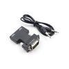 HDMI Female To VGA Male Converter with Audio Adapter Support 1080P Signal Output