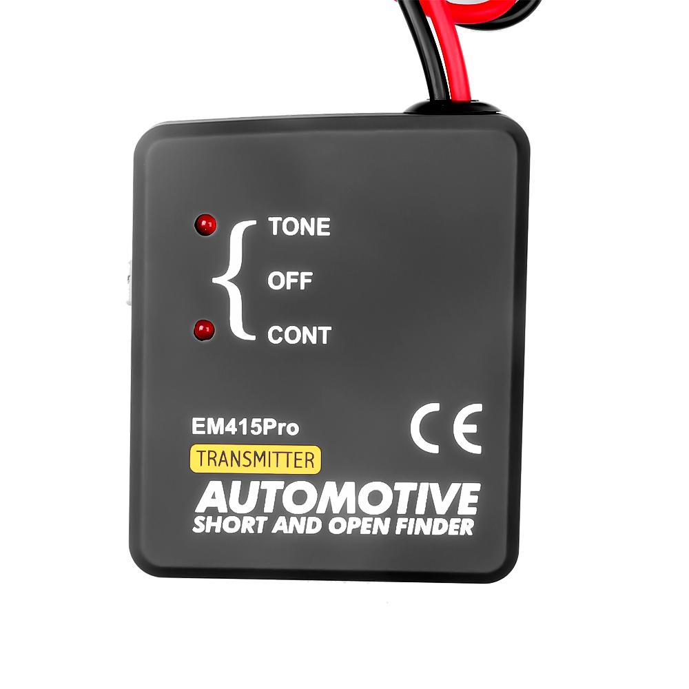 EM415Pro Автомобильный тестер Кабельный провод Палочка Короткий открытый искатель Инструмент для ремонта Автомобильный трассировщик Диагностика кабеля Идентификация кабеля Тестер линии Инструмент для ремонта