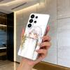 Чехол для телефона L-L-Inuyasha для Samsung S25,S24,S21,S22,S23,S30,Ultra,S20,Plus,Fe,Lite Прозрачный чехол