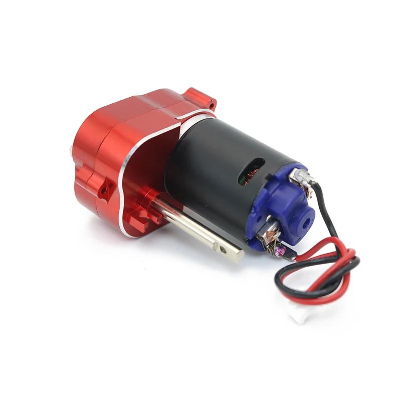 MN 1/12 RC rc car accessories MN78 MN82 mn168 99s LC79 CNC Metal Transmission 370 Motor Gearbox Engine Gear Box with Metal Gear