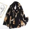 2024 Spring And Autumn Winter New Cotton And Hemp Long Thin Scarf Travel Versatile Sunscreen Warm Shawl For Women