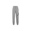 Jordan Logo Print Lace-Up Cuff Fitted Knit Joggers Men Bottoms Grey DA6803-091