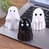 Lovely Ghost Pen Holder Cute Cartoon Desktop Ornament Creative Ghost Figurine Statue Toys Halloween Decoration Gifts