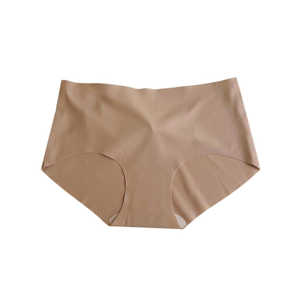 6Pcs/Set Women Seamless Panties Female Mixed Color Underwear Sexy Ice Silk Comfortable Mid Waist Underpants Girls Briefs Invisible Lingerie