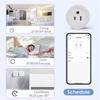 10A умная розетка Wi-Fi, американская вилка, телефонное приложение, дистанционное голосовое управление, 100-240 В, беспроводной таймер, переключатель, розетка для Alexa Google Home Auto