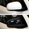 For KIA K3 Forte Cerato Ceed 1 2009-2011 Car Rearview Side Mirror Cover Wing Cap Exterior Sticker Door  Case Trim Carbon Fiber