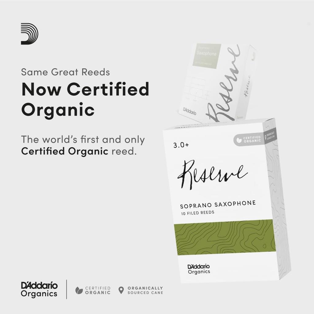 Трости WoodWinds для сопрано-саксофона RESERVE DIR1020 Упаковка 10 штук D'Addario D'Addario [Жесткость 2.0] []