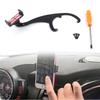 360° Rotation Car Phone Mount Cradle Holder Stand for Mini Cooper R60 R61 Gray