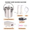 3L Electric Cow Goat Milking Machine Pulsating Electric Milking Machine Vacuum Pump Milker  Cows Goats Farm Tools