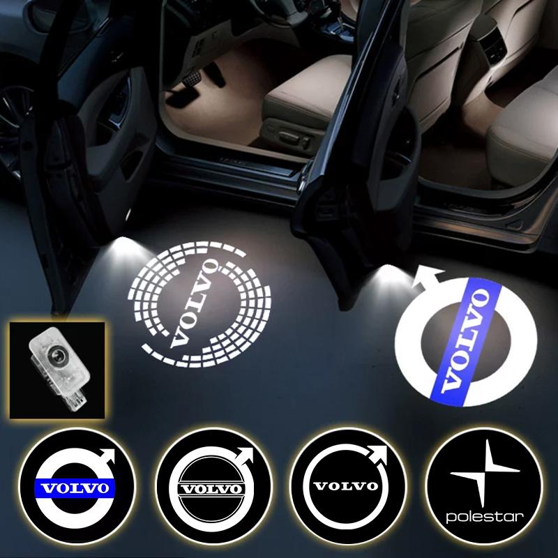 Автомобильный HD-проектор, подсветка двери, приветственные лампы, аксессуары для Volvo XC90 V90 V60 XC60 V40 S80 S60 S90 C40 XC40 V70 XC70 C30 C70 EX90