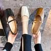 Fashion Flat Single Shoes Women Spring and Autumn New Korean Version Comfortable Simple Design Mary Jane Gentle Wind
