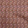 Cotton Flex Brown Fabric Kalamkari Sewing Material Print Fabric By The Yard 40 Inch