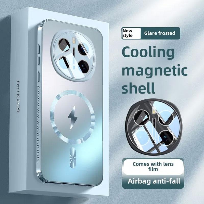 Для Magsafe Матовый матовый чехол Honor Magic 7 Pro Противоударный защитный чехол для объектива Магнитные чехлы для Honor Magic 6 Pro 7Pro