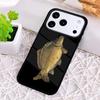 Чехол для телефона с рыбой для карповой рыбалки для iPhone 17 Air 16 15 11 12 14 13 Pro Max Ударопрочный чехол