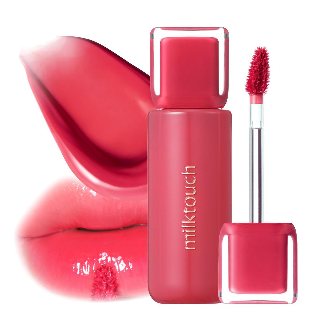 Milk Touch Jelly Fit Тонирующий тинт с сиянием 06 Chericious высокая пигментация (корейская косметика) - Стойкий блеск, пигментация.