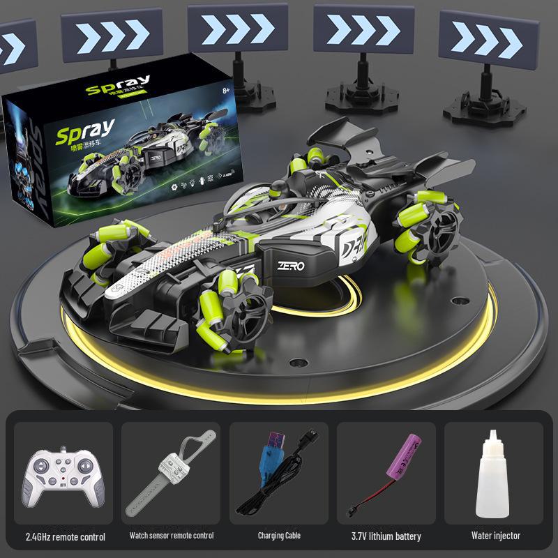 2.4G радиоуправляемый автомобиль F1 для трюков и дрифта для мальчиков - высокоскоростная игрушка с полным приводом