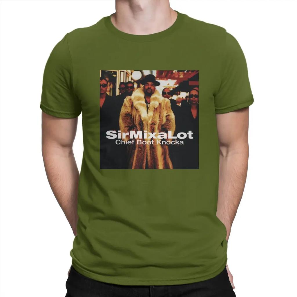 Chief Boot Knocka Music Men TShirt Sir Mix-A-Lot Singer O Neck Short Sleeve Fabric T Shirt Funny Top Quality Birthday Gifts