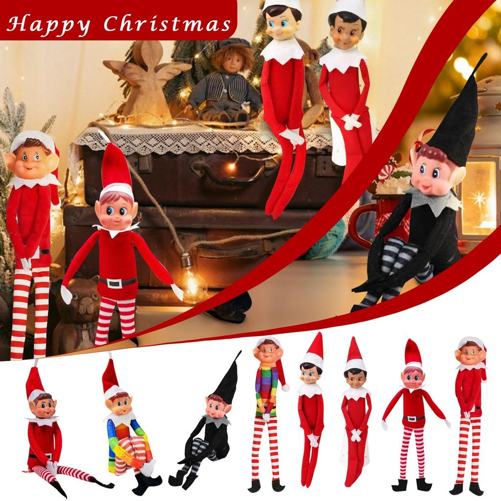 Рождественская плюшевая игрушка «Плохое поведение» | Elfette Novelty Long Girl Christmas Doll